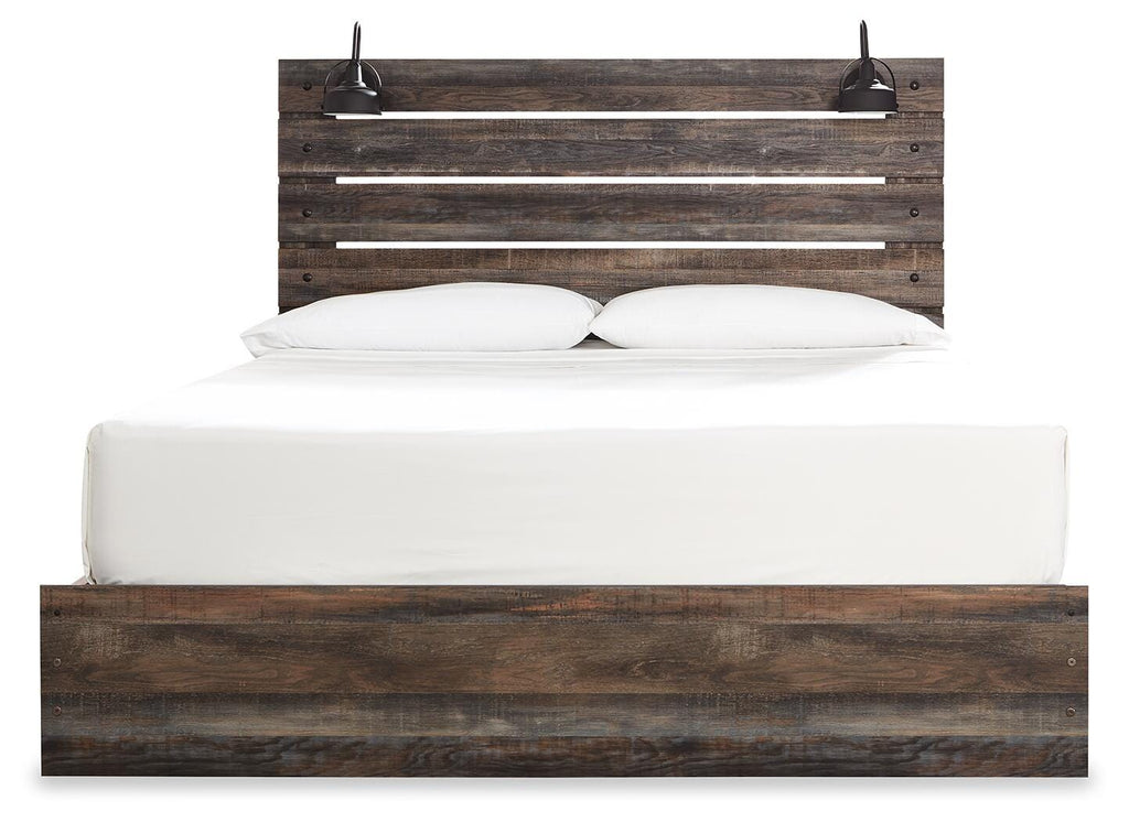 Drystan King Panel Bed with 4 Storage Drawers - image 4