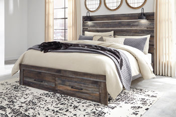 Drystan King Panel Bed with 2 Storage Drawers - image 1