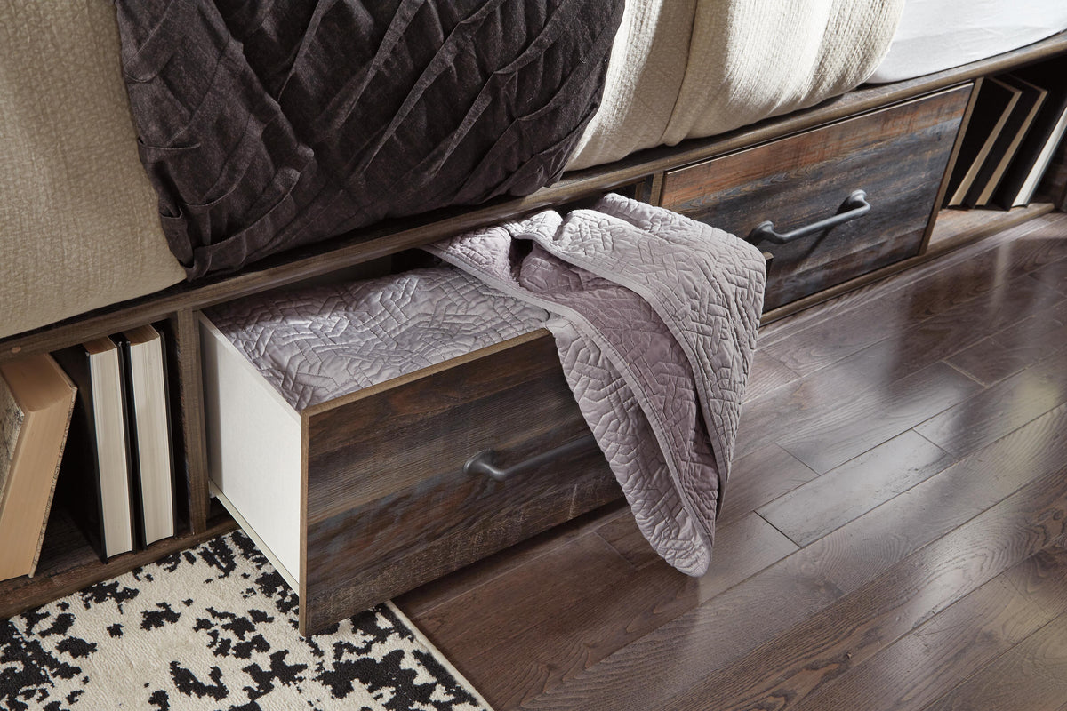Drystan Twin Panel Bed with 4 Storage Drawers - image 9