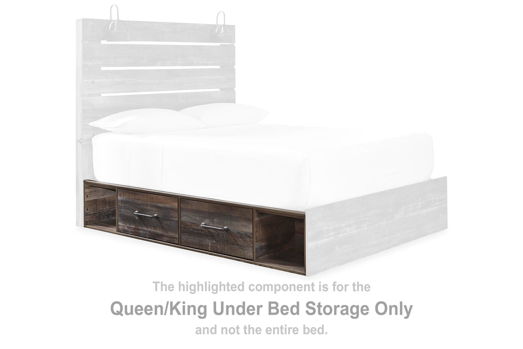Drystan Queen Bookcase Bed with 4 Storage Drawers - image 12