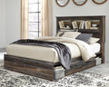 Drystan Queen Bookcase Bed with 2 Storage Drawers - image 2