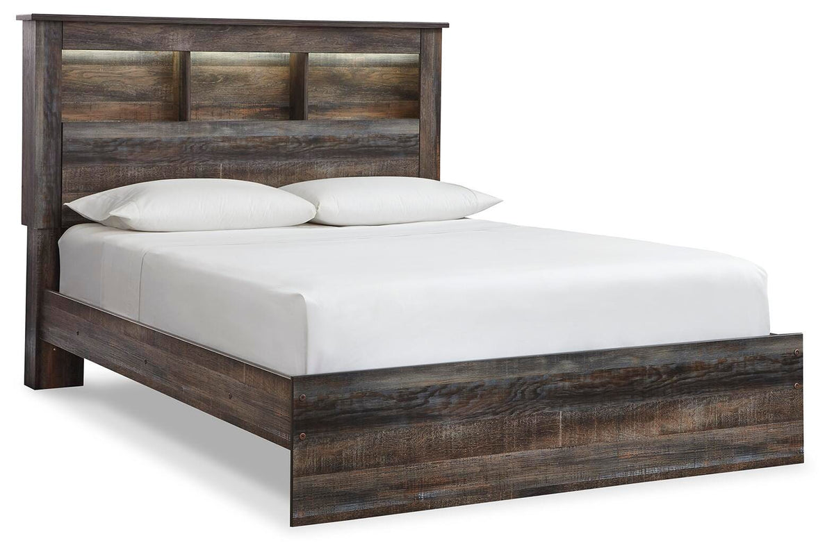 Drystan Queen Bookcase Bed in Multi, alternate view 2