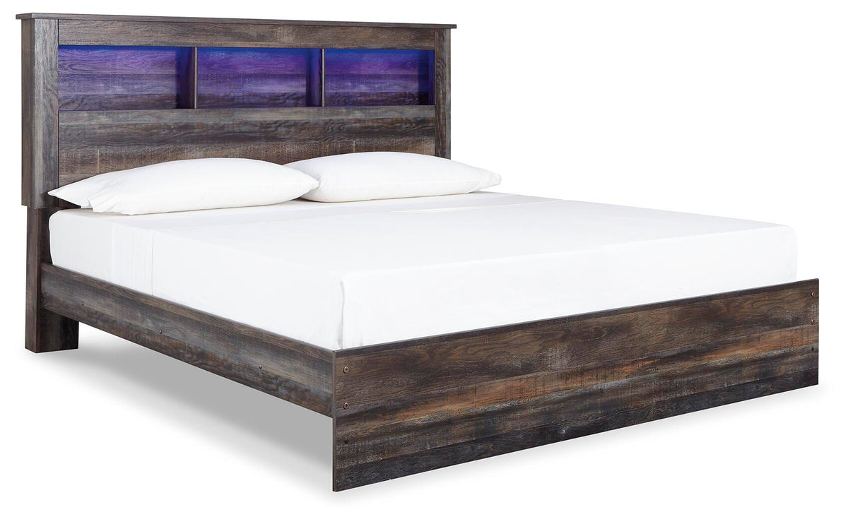 Drystan King Bookcase Bed in Multi, alternate view 2