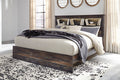 Drystan King Bookcase Bed in Multi