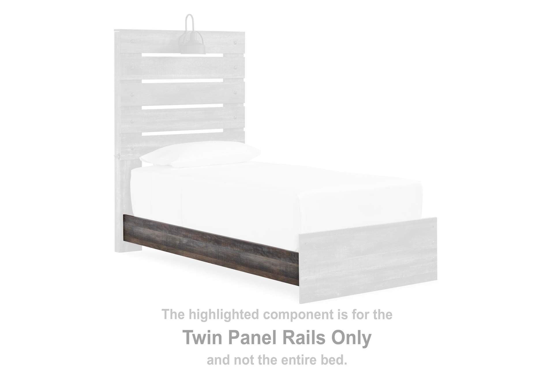 Drystan Twin Panel Bed with Nightstand