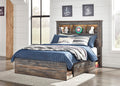 Drystan Full Bookcase Bed with 2 Storage Drawers - image 1