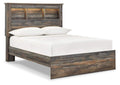 Drystan Full Bookcase Bed with Mirrored Dresser