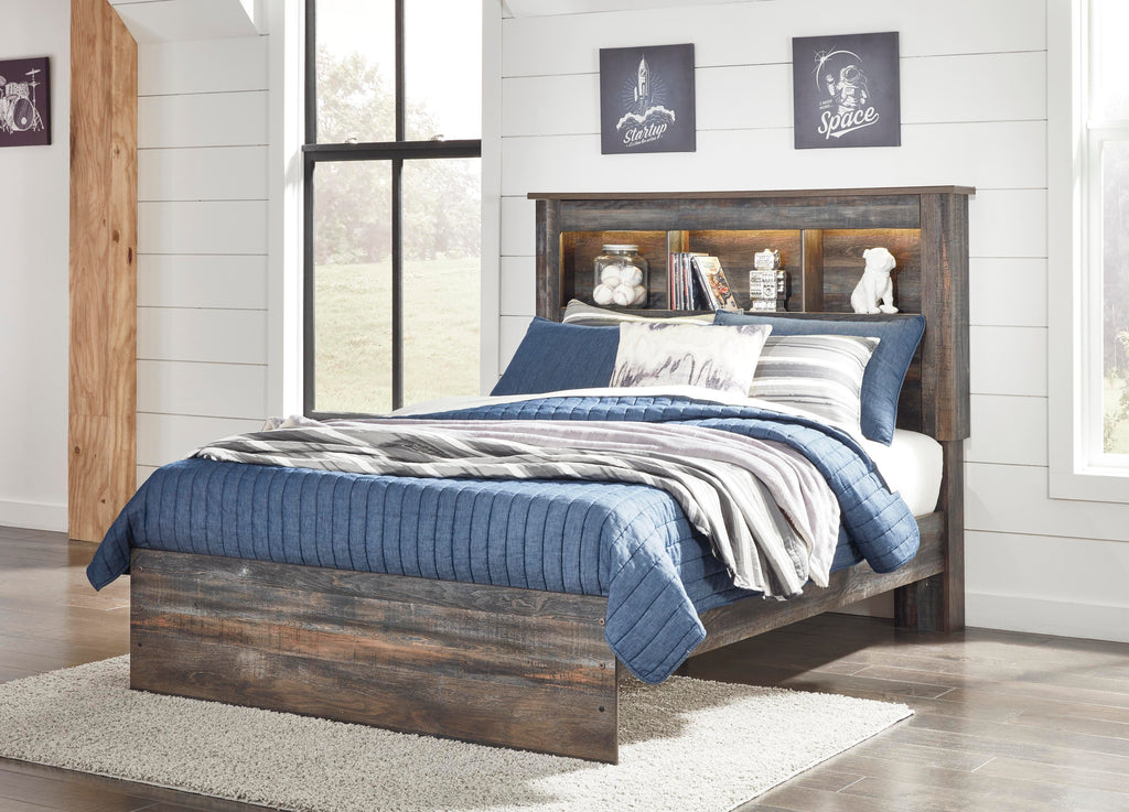 Drystan Full Bookcase Bed in Multi, alternate view 5