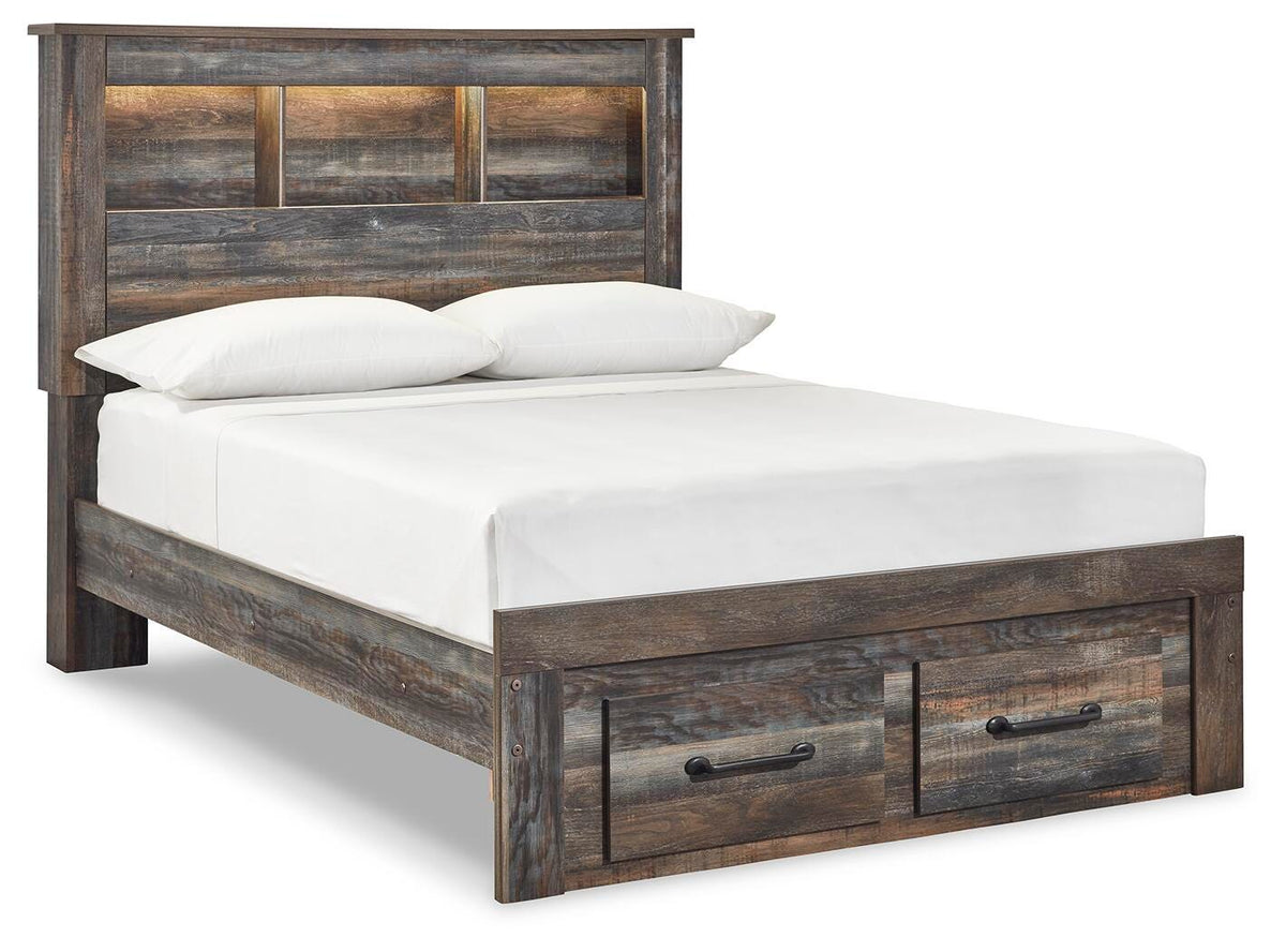 Drystan Full Bookcase Bed with 2 Storage Drawers - image 3