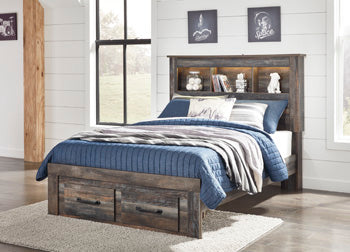 Drystan Full Panel Bed with 2 Storage Drawers - image 7