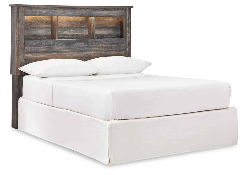 Drystan Full Bookcase Headboard, Dresser, Mirror, Chest and 2 Nightstands