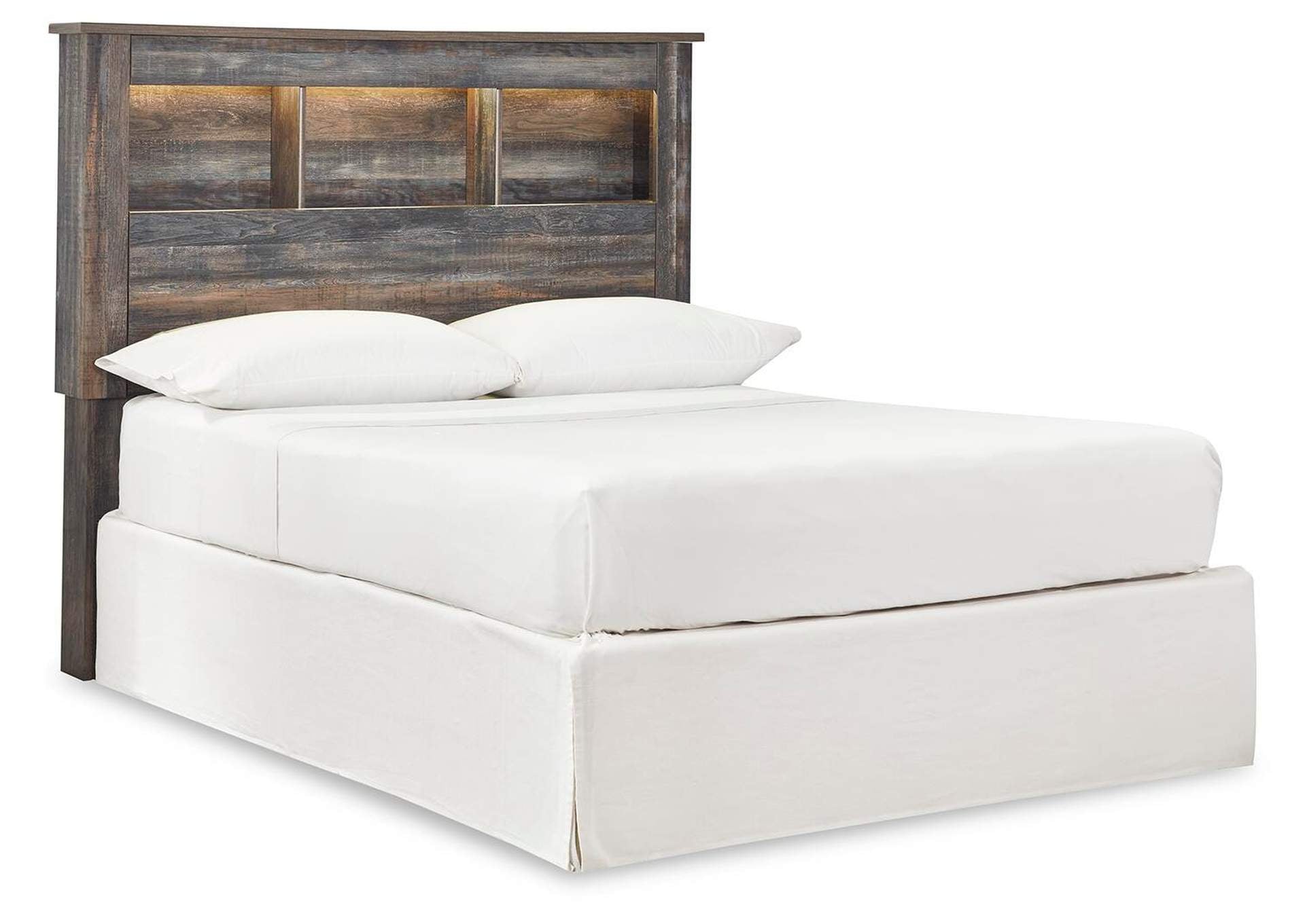 Drystan Full Bookcase Headboard, Dresser, Mirror, Chest and 2 Nightstands