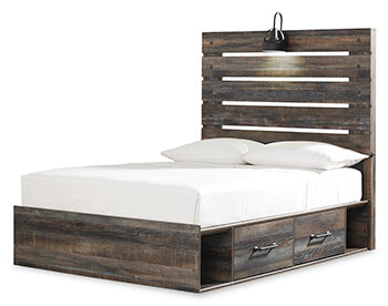 Drystan Full Panel Bed with 4 Storage Drawers - image 1