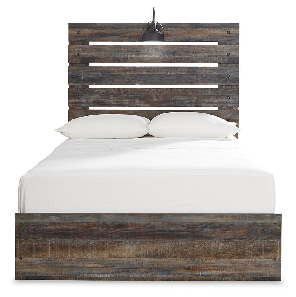 Drystan Full Panel Bed in Multi, front view