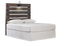 Drystan Full Panel Headboard Bed with Mirrored Dresser and Chest