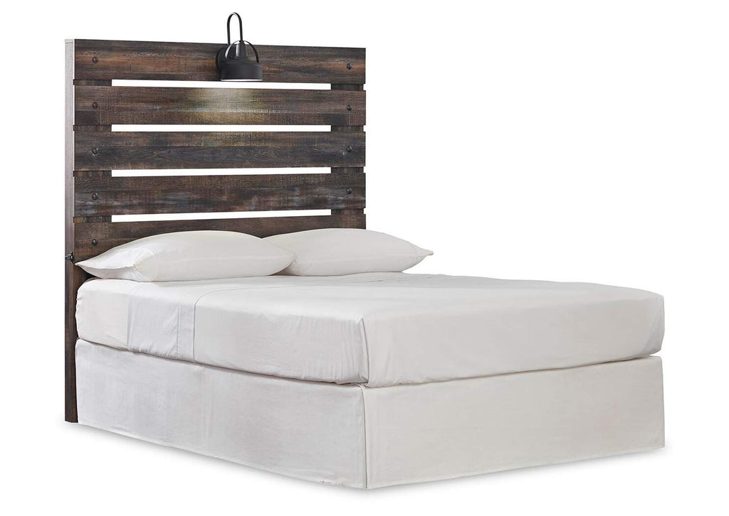 Drystan Full Panel Headboard Bed with Dresser