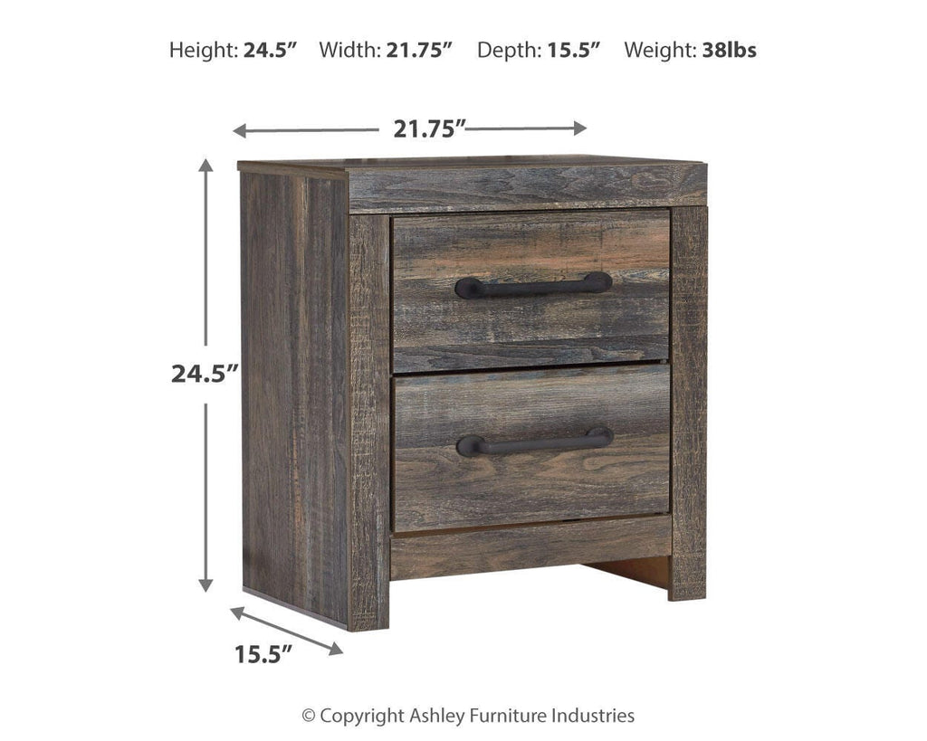 Drystan Nightstand in Multi, alternate view 7