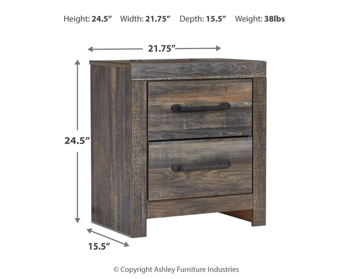 Drystan Nightstand in Multi, alternate view 7