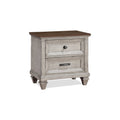 Mariana Nightstand w/Usb-Vintage Creme