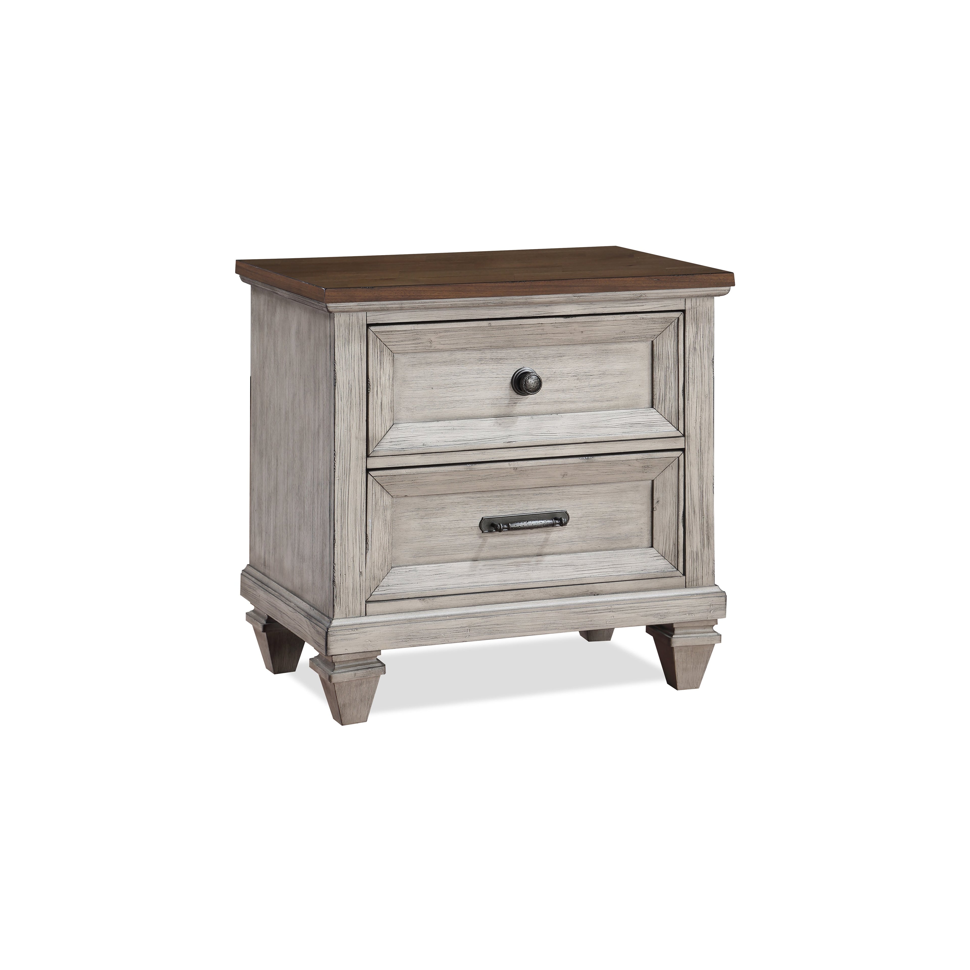 Mariana Nightstand w/Usb-Vintage Creme