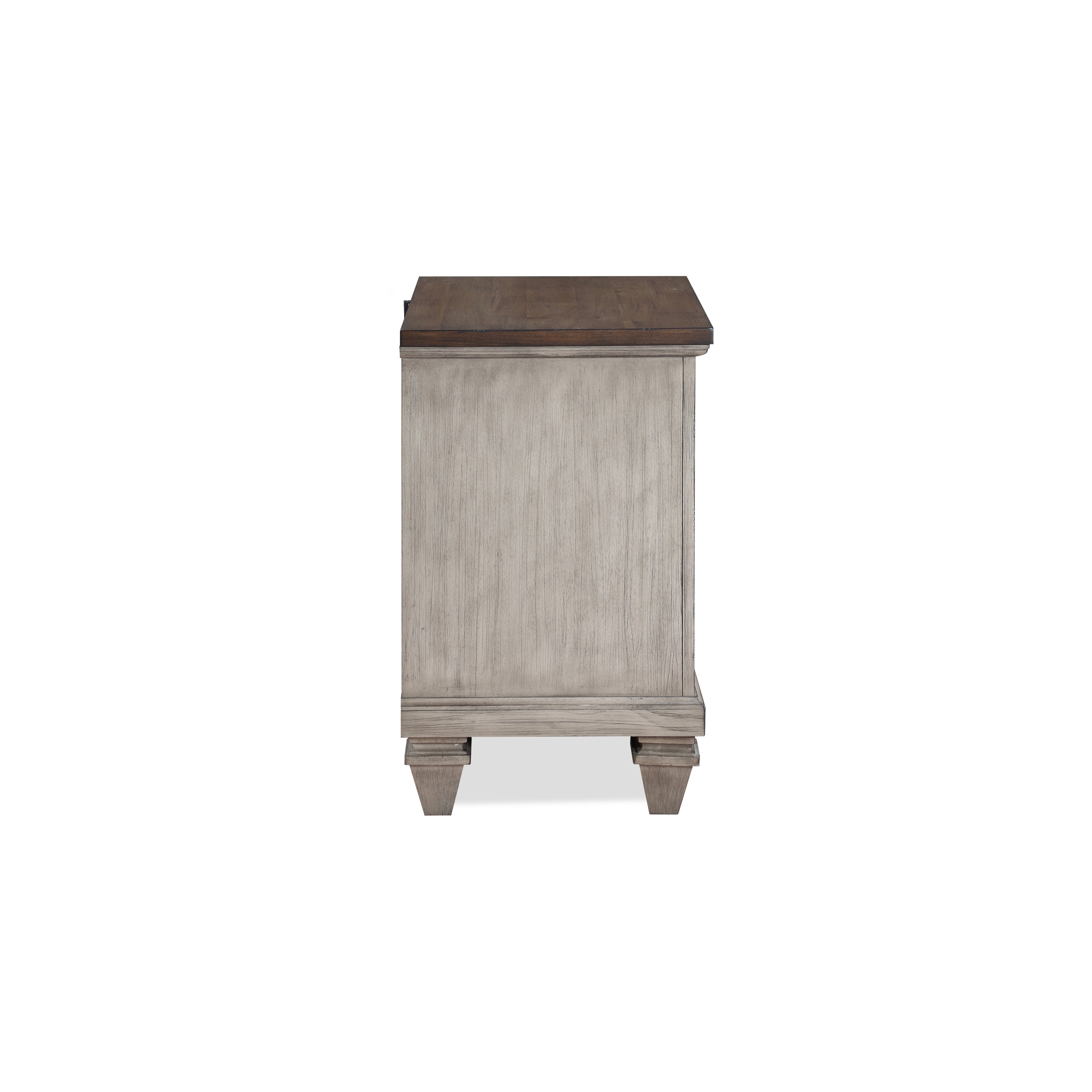 Mariana Nightstand w/Usb-Vintage Creme