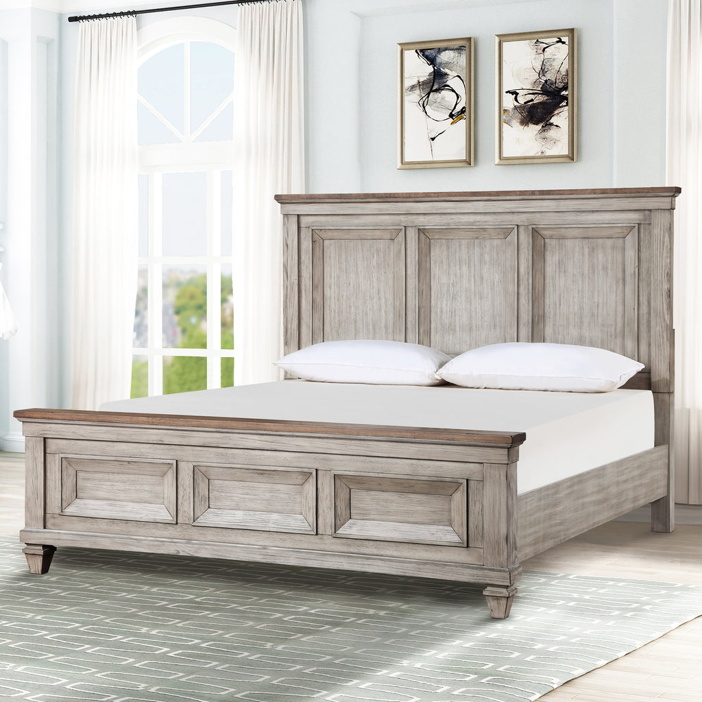 Mariana King Bed - Vintage Creme