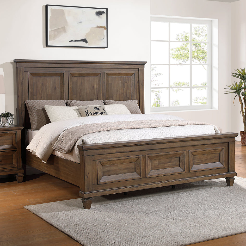 Mariana King Bed - Vintage Mocha