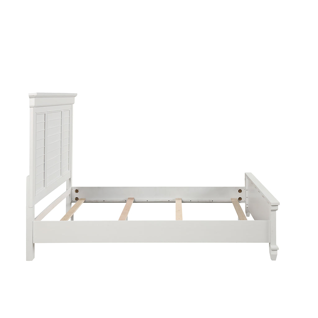 Jamestown 6''6" 6''0" K King Bed - White