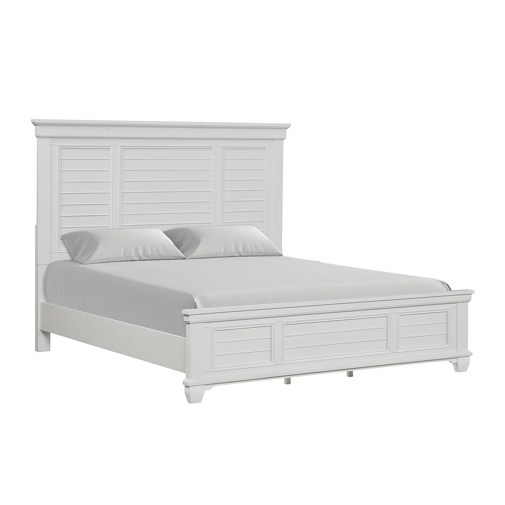 Jamestown 5''0" Queen Bed - White
