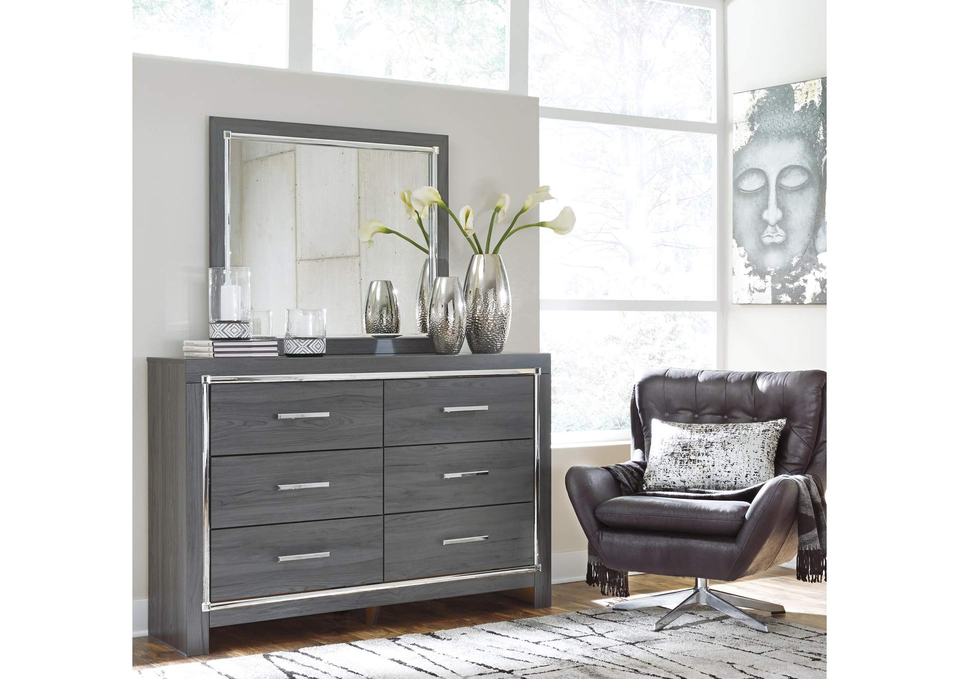Lodanna Dresser and Mirror