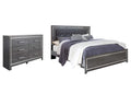 Lodanna King Panel Bed with Dresser