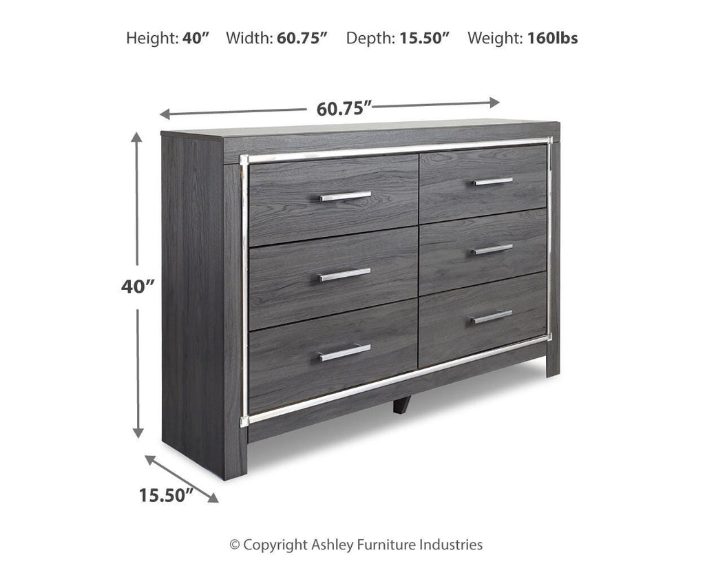 Lodanna Dresser in Gray, alternate view 5