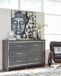 Lodanna Dresser in Gray