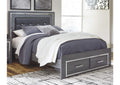 Lodanna Queen Panel Bed with 2 Storage Drawers room view