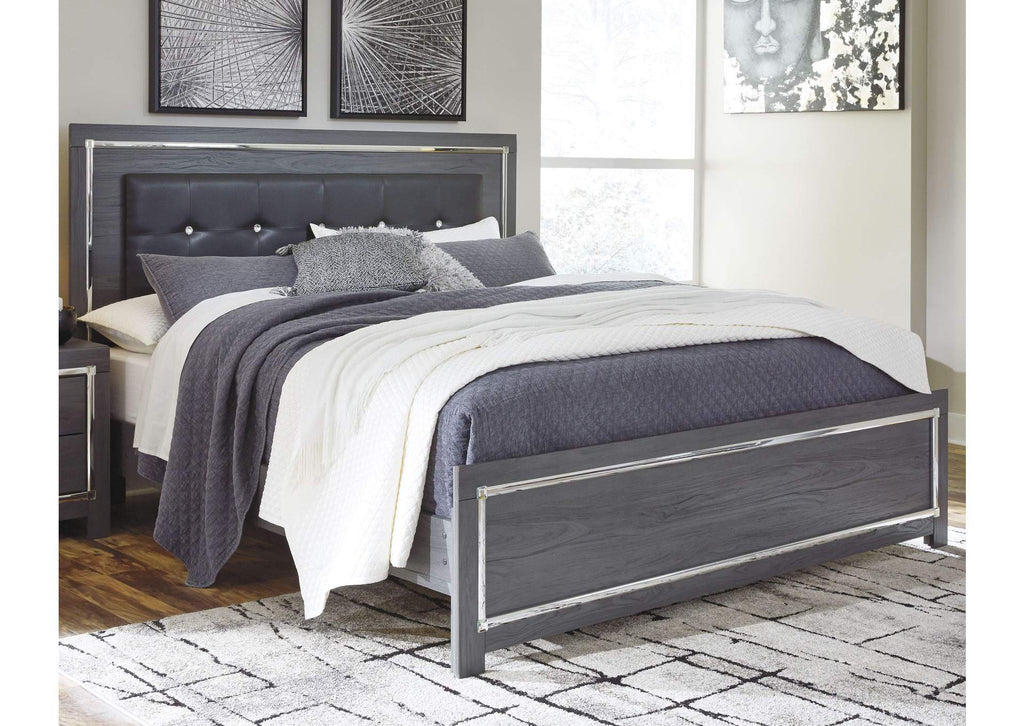 Lodanna King Panel Bed room view