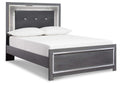 Lodanna King Panel Bed with Mirrored Dresser and Chest