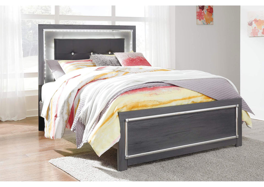 Lodanna Full Panel Bed with Dresser