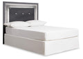 Lodanna King/California King Upholstered Panel Headboard Bed with Dresser
