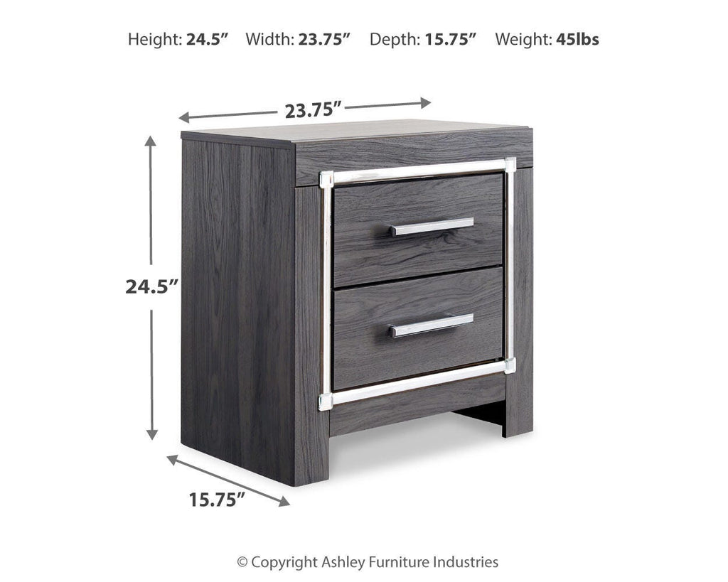 Lodanna Nightstand in Gray, alternate view 5
