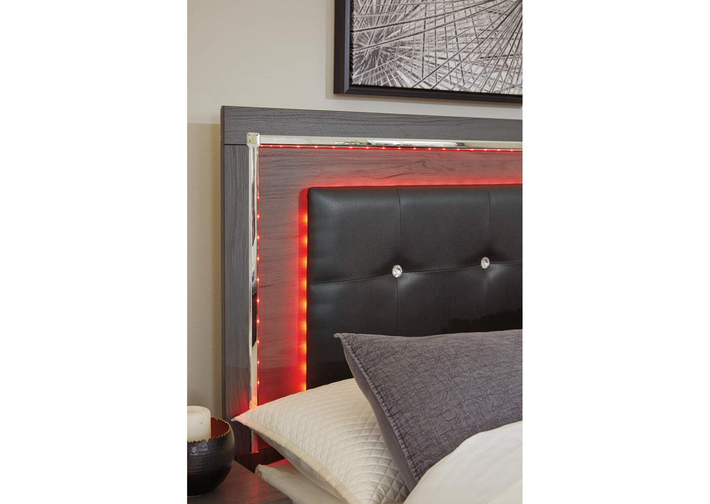 Lodanna Full Panel Bed with 2 Storage Drawers