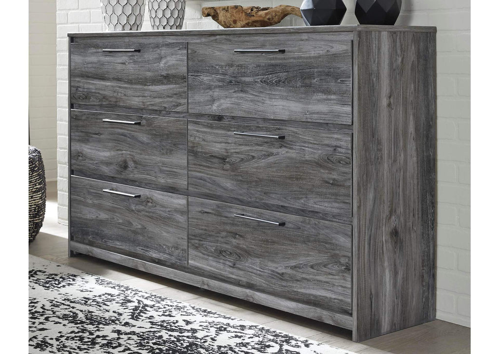 Baystorm Queen Panel Bed with 6 Storage Drawers with Dresser room view