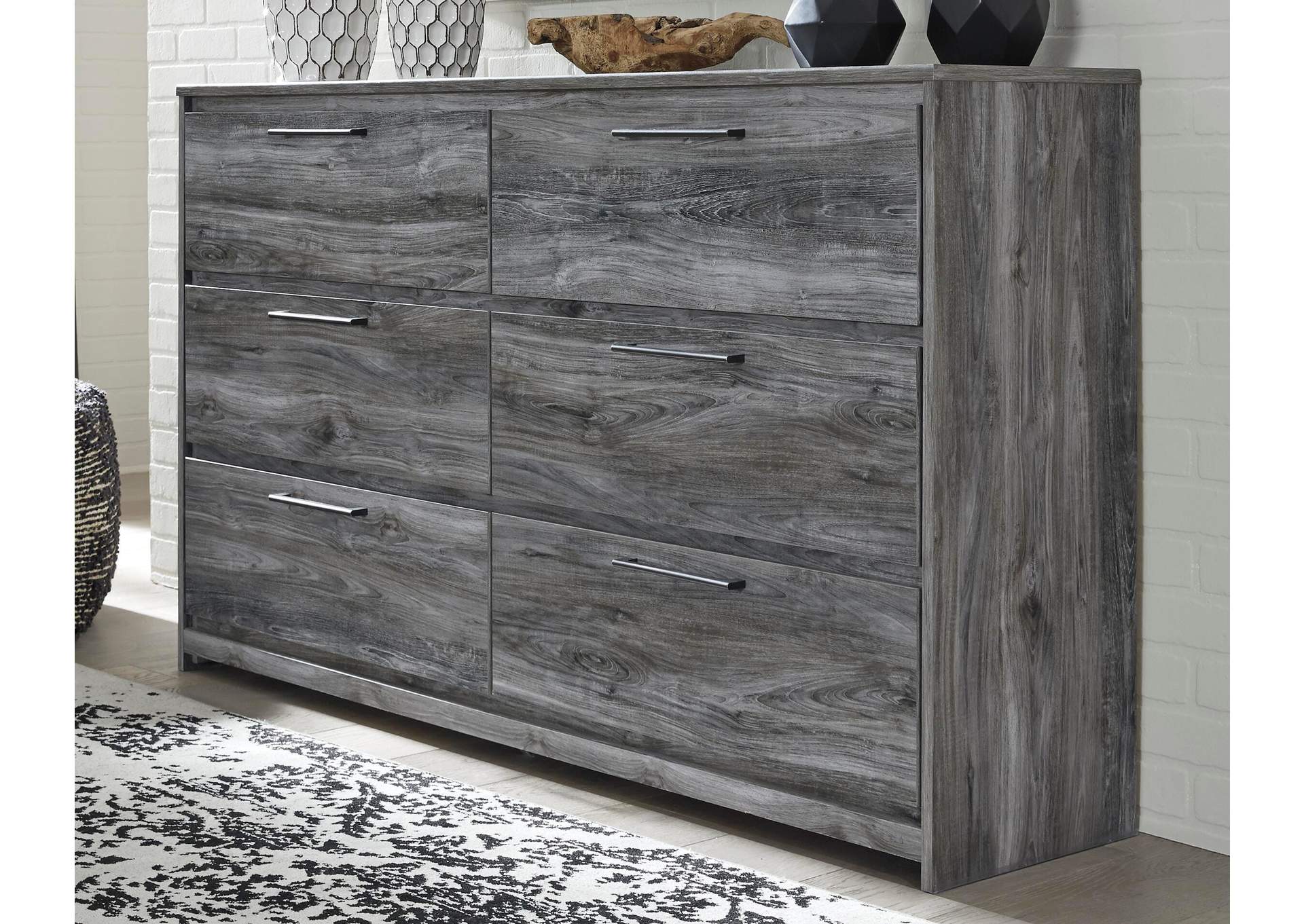 Baystorm Full Panel Bed with 6 Storage Drawers with Dresser room view