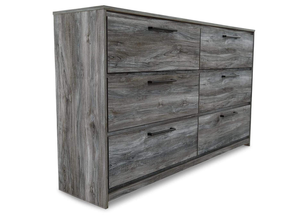 Baystorm Queen Panel Bed with 4 Storage Drawers and Dresser