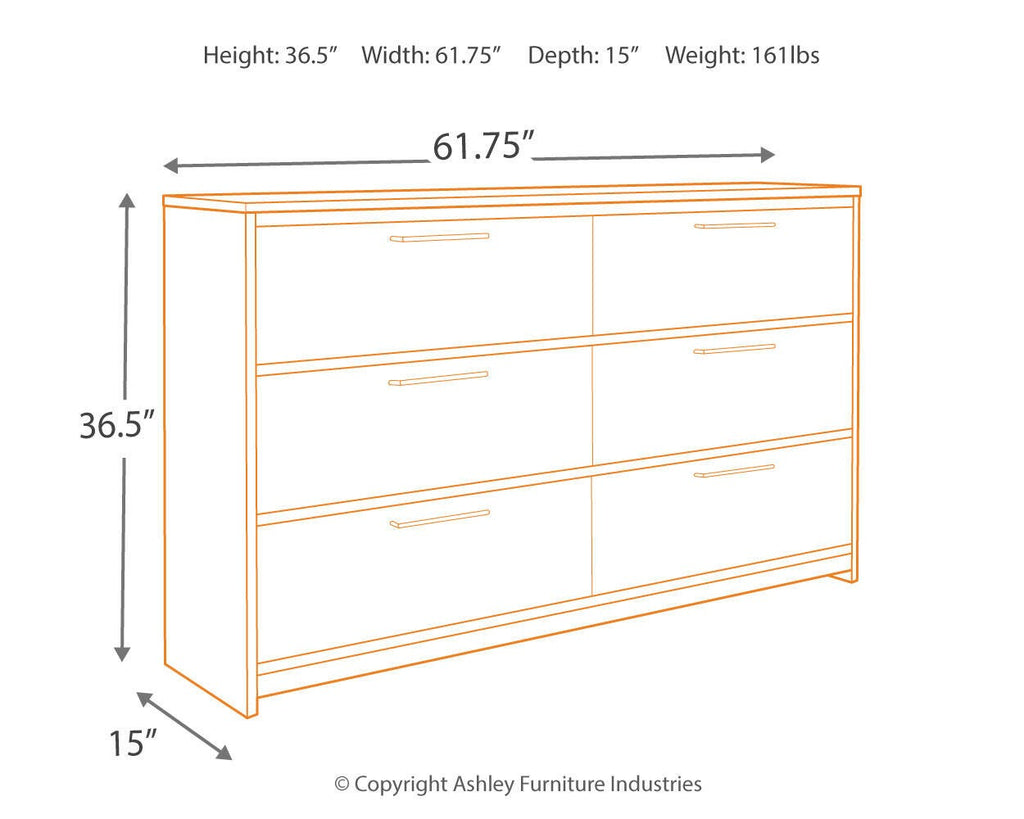 Baystorm Dresser in Gray, alternate view 9