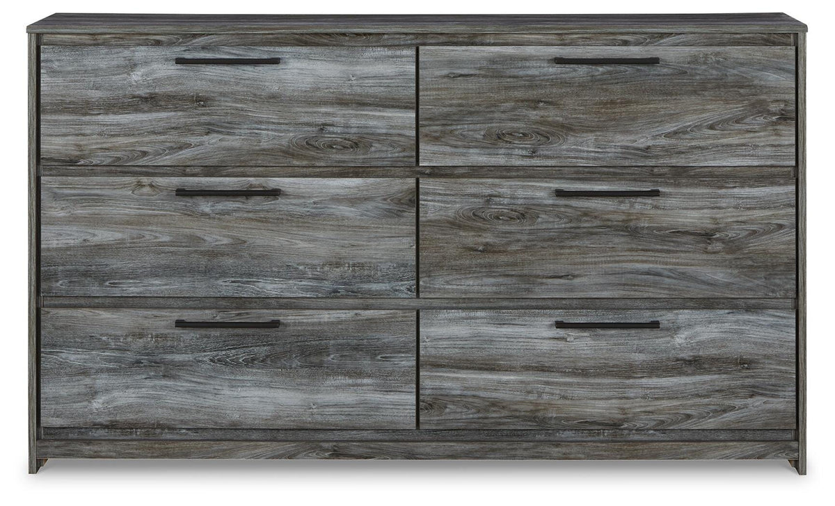 Baystorm Dresser in Gray, front view