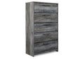 Baystorm Queen Panel Bed with 2 Storage Drawers and Chest