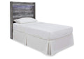 Baystorm Twin Panel Headboard Bed with Dresser