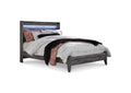 Baystorm Queen Panel Bed with Mirrored Dresser
