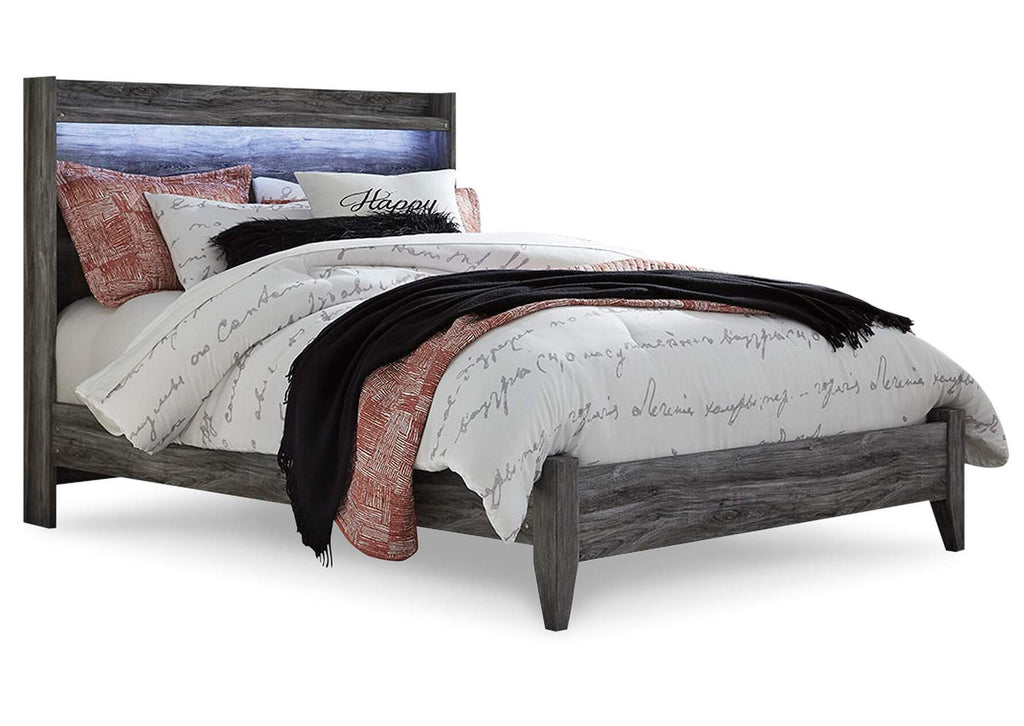 Baystorm Queen Panel Bed with Dresser and Nightstand
