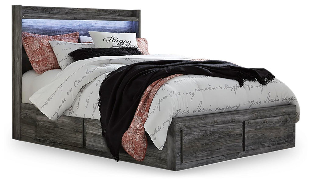 Baystorm Queen Panel Bed with 4 Storage Drawers - image 3